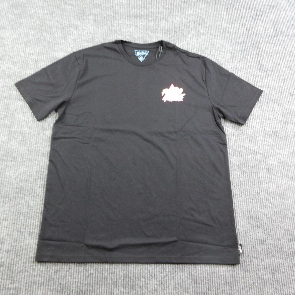 Retro Rifle Shirt Mens XL Black Short Sleeve Graphic Tee Crew Neck Tagless NWT